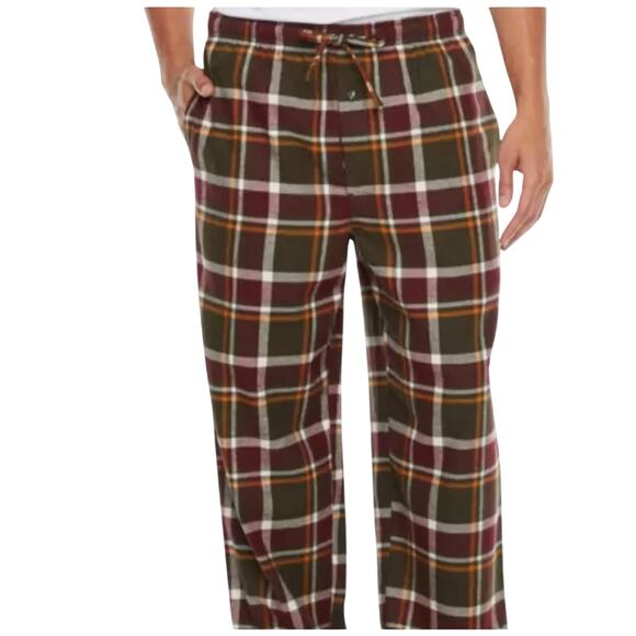 St. John's Bay Men's Flannel Pajama Lounge Pants Small Plaid men605 - Picture 1 of 2